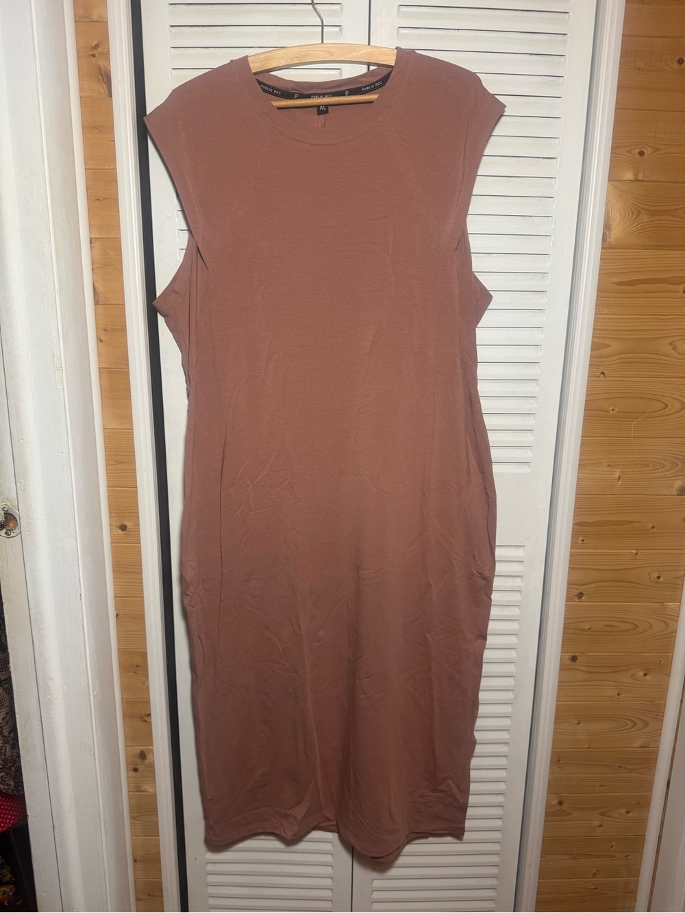 Sleeveless Mauve Go To T-Shirt Dress